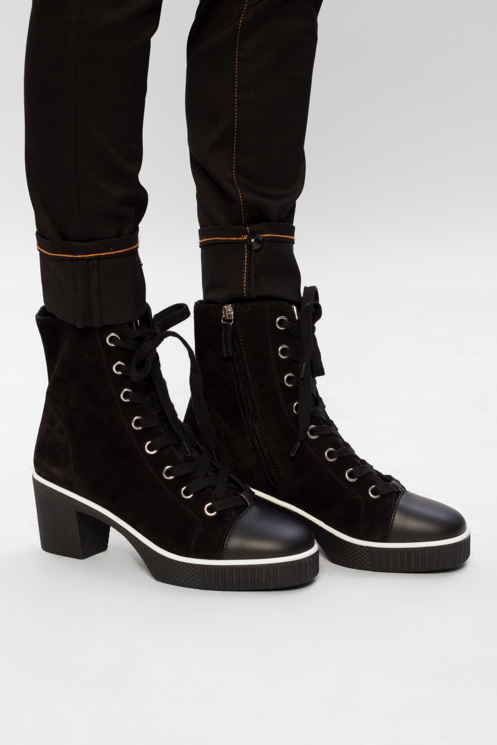 Giuseppe zanotti clearance lace up boots